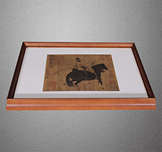 壤塘书画装裱配框服务案例